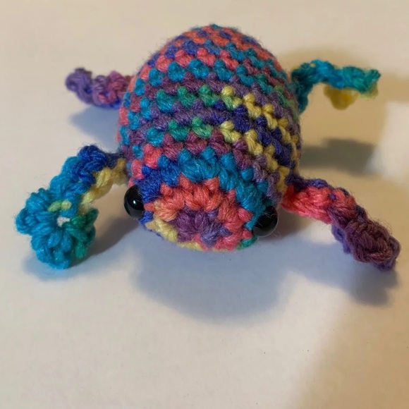 handmade Other - 💓Sale💓 Frog plush rainbow crochet